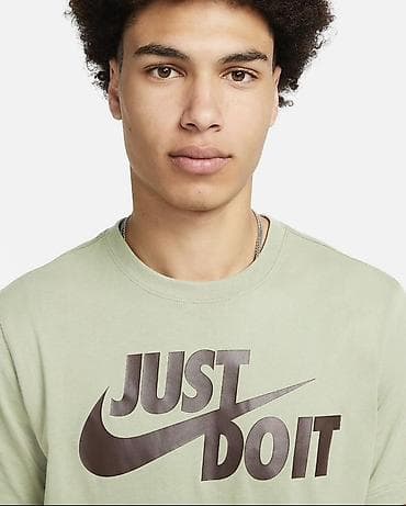 шорты nike: Мужская футболка, M, Nike, Новый, цвет - Зеленый, Самовывоз, Платная доставка — 2