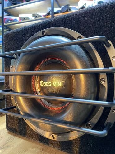 машны: Автозвук мощный САБ BOS MINI — 5
