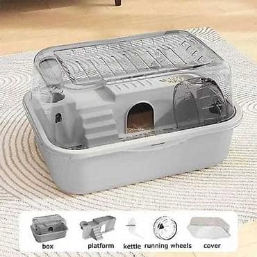 hamster combat: Бокс для хомяков удобный,стильный,недорогой,в подарок корм с опилками — 1