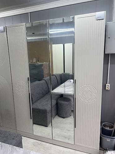 шкаф с зеркалами: Шифоньер, шкаф для одежды, Новый, Прямой, ЛДСП — 3