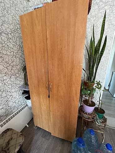 стол витрина: Шифоньер, шкаф для одежды, Прямой, ЛДСП — 2