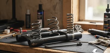 ремонт радиаторов охлаждения автомобилей: Рессора 2001 г., Б/у, Германия — 1