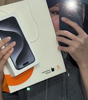 iphone 5s: IPhone 15 Pro, Б/у, 128 ГБ, Blue Titanium, Кабель, 86 % — 1