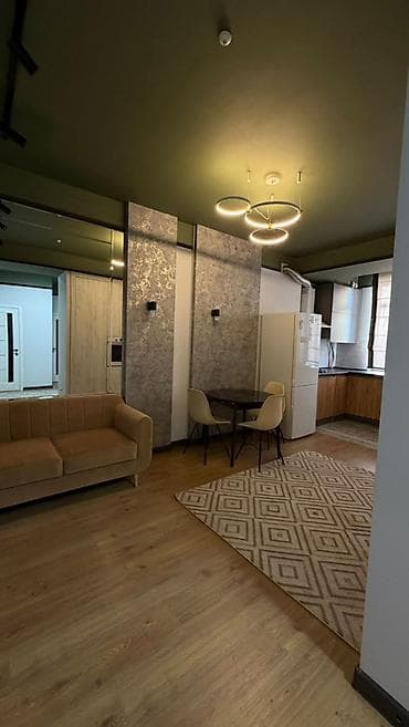 Квартиры: 3 комнаты, 77 м², Джал мкр (в т.ч. Верхний, Нижний, Средний) Элитка, 9 этаж, Дизайнерский ремонт — 2