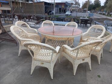 садовый стол и стулья: Садовый стул Металл — 8