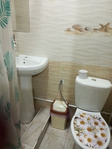 суточные квартира бишкек ош базар: 1 комната, Душевая кабина, Постельное белье, Кондиционер — 9