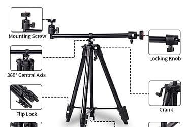 canon eos 2000d: Многофункциональный штатив с горизонтальной штангой для камеры и — 2