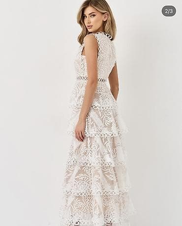 q maxi: Вечернее платье, Коктейльное, Длинная модель, Без рукавов, M, L, XL — 2