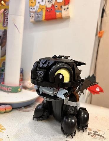 happy dino: Беззубик (Toothless) Конструктор легендарного дракона Беззубика из — 6