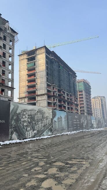 авангард стильбишкек продажа квартир: 2 комнаты, 88 м², Элитка, 11 этаж, ПСО (под самоотделку) — 7