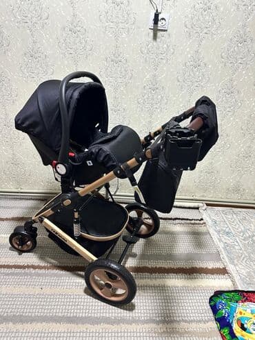 пультовая машины: Коляска, цвет - Черный, Новый — 6