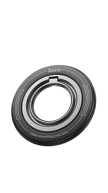 умные кольца: Держатель‑кольцо на смартфон Hoco (магнитный, совместим с MagSafe) - — 3