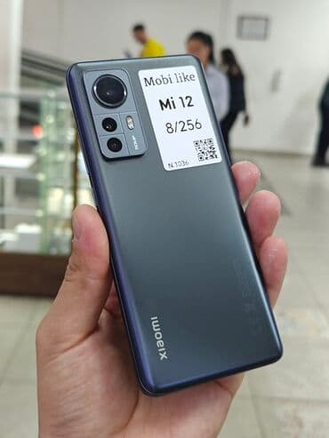 Чынгыз Эркинбеков: Xiaomi, 12, Б/у, 256 ГБ, цвет - Серый, 2 SIM