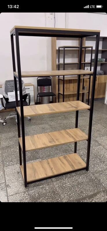 шкаф для офиса дома: Полка Лофт Стеллаж Лофт ПолкиПолка, Тумбочка, Для — 5