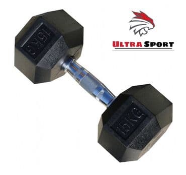 набор гантель в чемодане flexter 50кг: Прорезиненные гантели 🟨 Шестигранные прорезиненные гантели 💪🏻 — 1