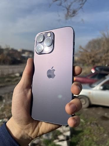 z fold 1: IPhone 14 Pro Max, Б/у, 256 ГБ, Deep Purple, Защитное стекло, Кабель, 85 % — 4