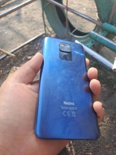 чехол на redmi: Redmi, Redmi Note 9, Б/у, 128 ГБ, цвет - Синий, 2 SIM — 2