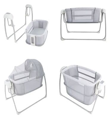 Люлька, Б/у, Колыбель, Металл, цвет - Серый