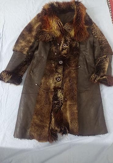 Женские брюки: Шуба натурный мех и кожа фирменная — 1