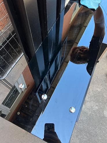 подставка для украшения: Тумба и подставка для телевизора, Напольная, Другой материал, цвет - Черный — 2