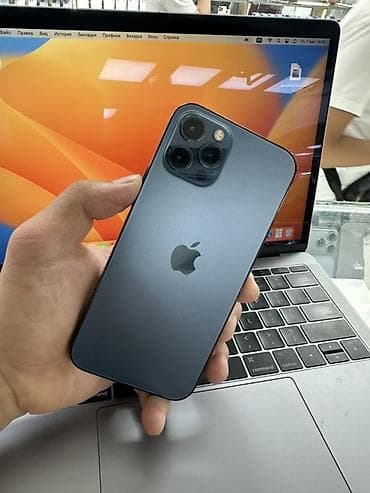 13 iphone pro max: IPhone 12 Pro, Б/у, 256 ГБ, Pacific Blue, Защитное стекло, Чехол, 95 % — 2