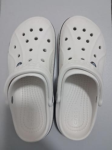 кроссовки крокс: Crocs Classic белые кроксы с ремешком размер 41 — 2