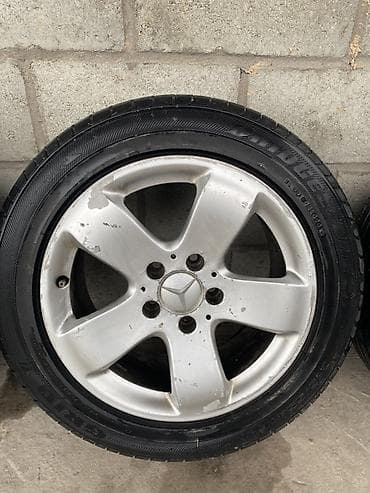 шины лето 16: Колеса в сборе R 16, Б/у, Комплект, Легковые, Литые, отверстий - 5 — 2