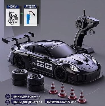 металлические машины: Радиоуправляемый дрифт-кар Super Racing (масштаб компактный — 2