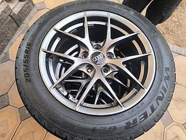 Дисктер R 16 Audi, Комплект, тешиктери - 5, Жаңы — 1