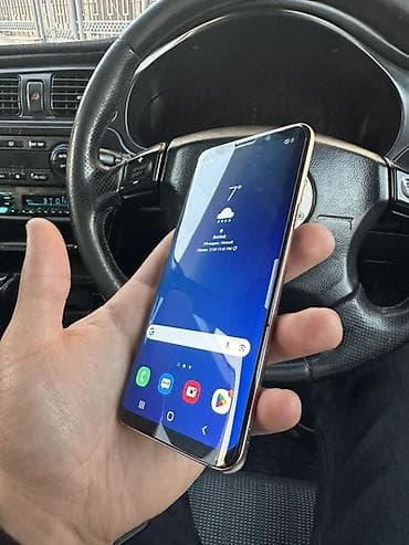 iphone iphone: Samsung Galaxy S9, Б/у, 64 ГБ, цвет - Синий, 2 SIM — 1