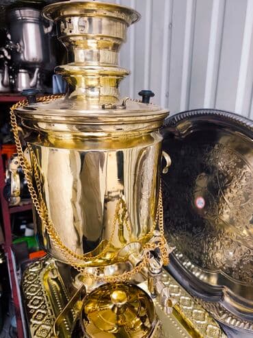 старинный самовар на дровах: Самоор, Колдонулган, Өзү алып кетүү — 2