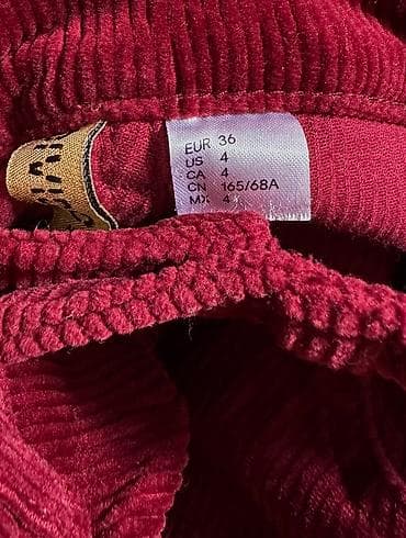 s: Брюки Вельвет, Б/у, S — 2