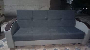 диваны кожаные: Раскладной диван, Новый — 7