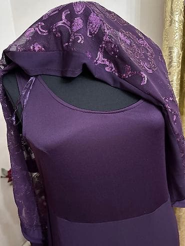 Мужская одежда: Вечернее платье, Классическое, Длинная модель, С рукавами, С пайетками, L — 5