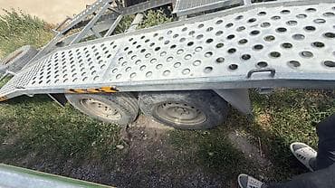 контейнер прицеп: Прицеп, Special trailer, Автовоз, Б/у — 1