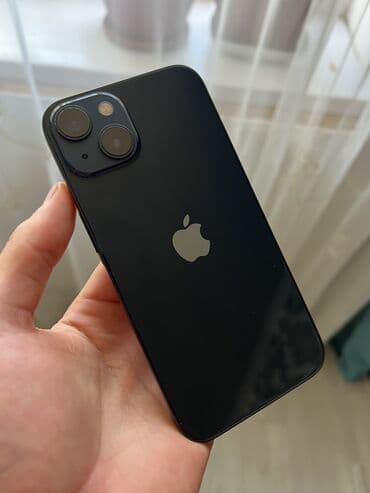 бытовая техника бишкек в рассрочку: IPhone 13, 128 ГБ, Midnight, Чехол, 85 % — 2