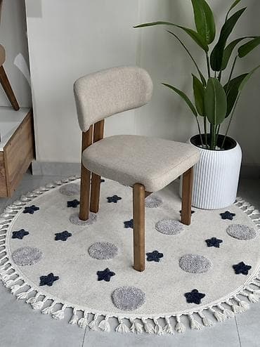 small table: Стул для кухни, Новый, Дерево, В рассрочку, цвет - Бежевый — 8