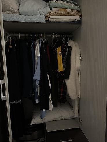 мебельные материалы и фурнитура: Спальный гарнитур, Б/у, Шкаф, Другая страна производитель, ДСП, Самовывоз, цвет - Коричневый — 3