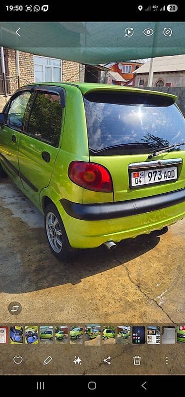 Унаа: Daewoo Matiz: 2003 г., Кол менен иштөөчү, Бензин, Хетчбек — 6