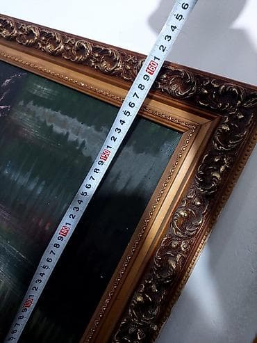 Зеркала: Картина с пейзажем 160 на 110 см, цена 7500 сом. размер картины с — 9