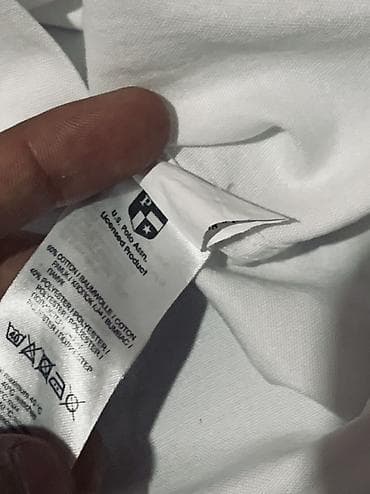 whieda очки: Мужская рубашка U.S. Polo Assn. Basics - Модель: SLIM (приталенный — 4