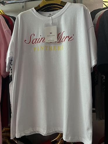 Мужская одежда: Футболка Saint Meri PANTHERE - Базовая хлопковая футболка с круглым — 2