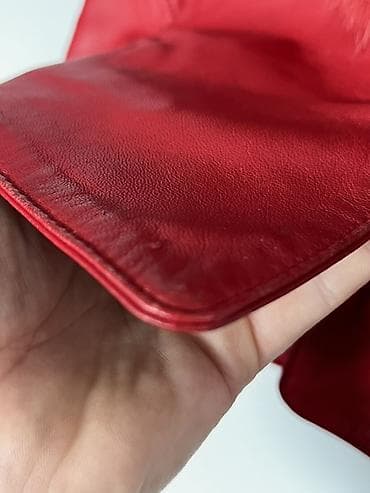 кожаный жилет: Жилет из натуральной кожи с меховой отделкой. Оригинал. Покупали в — 4
