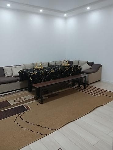 отун сатылат: Зал үчүн гарнитур, Диван, Кездеме, түсү - Саргыч боз — 3