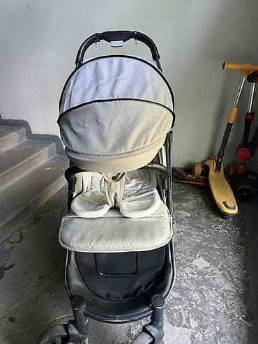 коляска бене беби: Коляска, Другой бренд, цвет - Серебристый, Б/у, Самовывоз, Платная доставка — 2