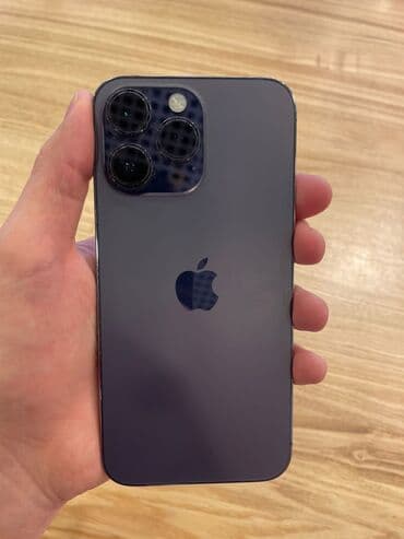 mac 2015: IPhone 14 Pro Max, Б/у, 256 ГБ, Deep Purple, Защитное стекло, 79 % — 4