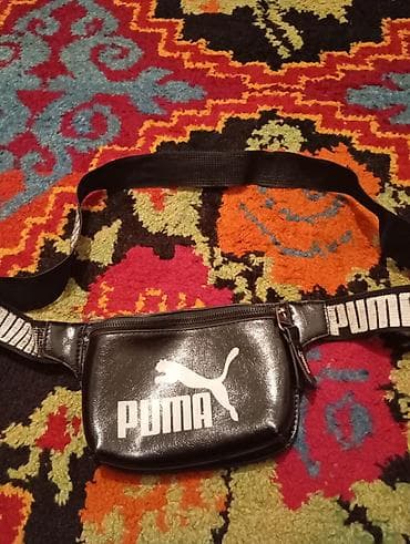 бананка барсетка: Поясная сумка, бананка, Puma, Б/у, Материал: Искусственная кожа, Унисекс — 1