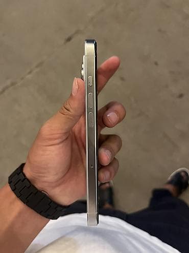 pulse 3d: IPhone 16 Pro, Б/у, 256 ГБ, White Titanium, Чехол, 93 % — 4