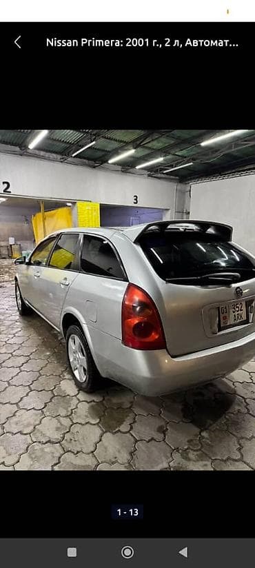 Унаа сатуу: Nissan Primera: 2001 г., 2 л, Автомат, Бензин, Седан — 8