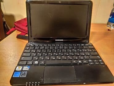 нетбук ош: Нетбук, Samsung, 2 ГБ ОЭТ, Intel Atom, 11.6 ", Колдонулган, Татаал эмес тапшырмалар үчүн, эс тутум SSD — 9